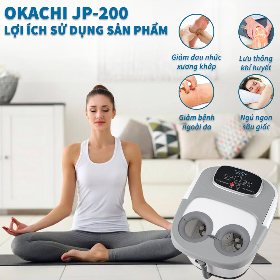 Bồn ngâm chân OKACHI JP-200 (cao cấp)